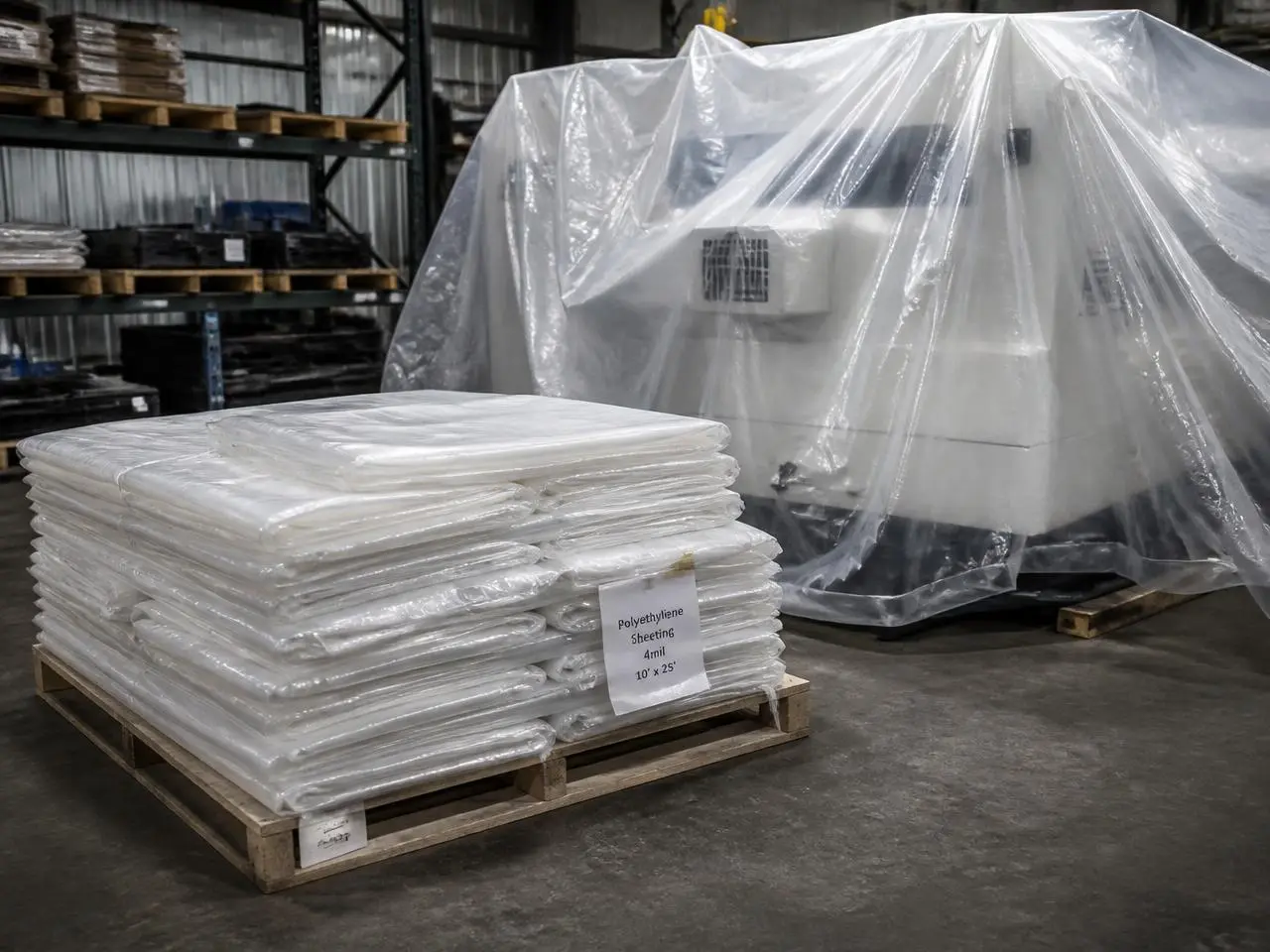 PE sheets, liners, covers and hoods