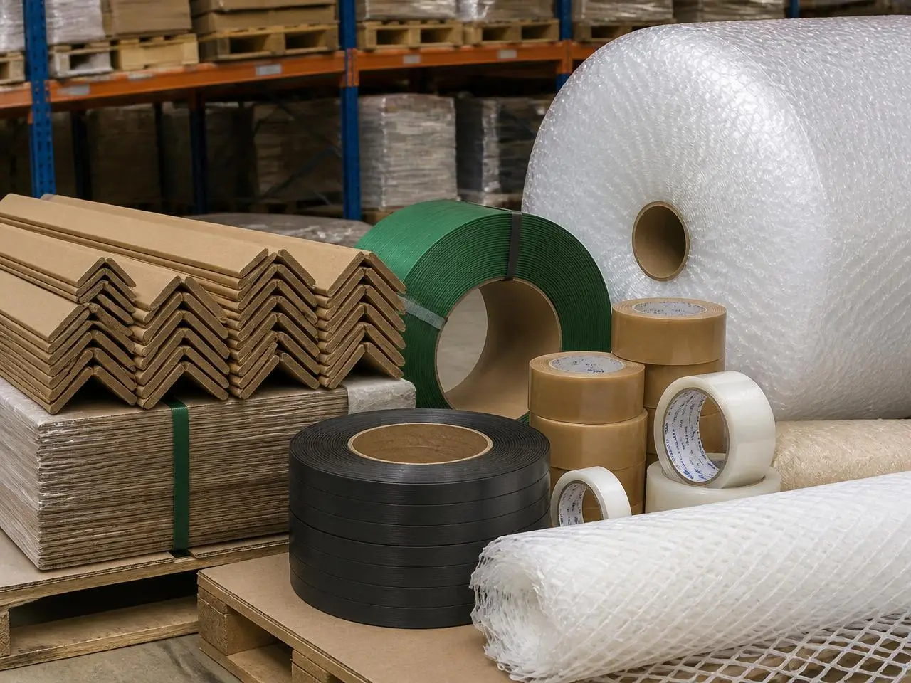 Protective and industrial packaging materials